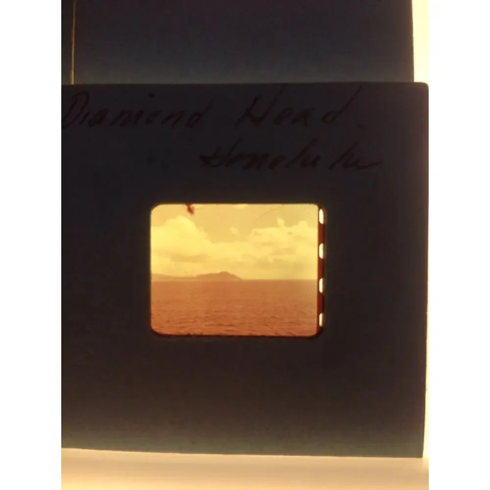 Lot of 4 Vintage 1950s Hawaii Diamond Head Honolulu Photograph Color 35mm Slides
